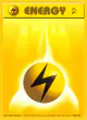 Lightning Energy 128/130 Common card from Base Set 2