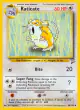 Raticate 58/130 Uncommon card from Base Set 2