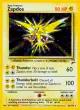 Zapdos 20/130 Rare Holo card from Base Set 2