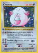 Chansey 3/102 Rare Holo card from Base Set