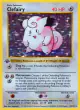 Clefairy 5/102 Rare Holo card from Base Set