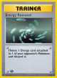 Energy Removal 92/102 Common card from Base Set