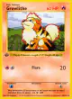 Growlithe 28/102 Uncommon card from Base Set