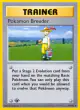 Pokémon Breeder 76/102 Rare card from Base Set