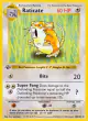 Raticate 40/102 Uncommon card from Base Set