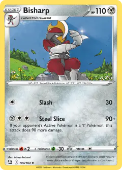 Bisharp 104/163 Uncommon card from Battle Styles