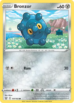 Bronzor 101/163 Common card from Battle Styles