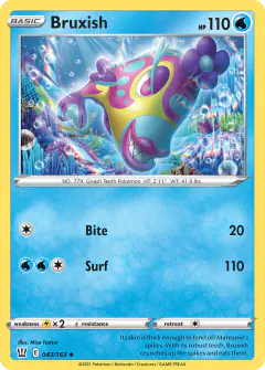 Bruxish 043/163 Uncommon card from Battle Styles