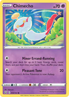 Chimecho 059/163 Common card from Battle Styles