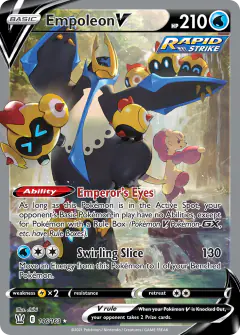 Empoleon V 146/163 Rare Ultra card from Battle Styles