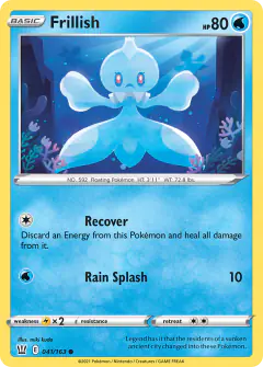 Frillish 041/163 Common card from Battle Styles