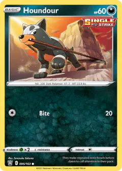 Houndour 095/163 Common card from Battle Styles