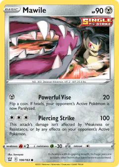 Mawile 100/163 Common card from Battle Styles