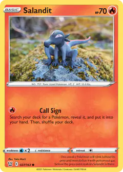 Salandit 027/163 Common card from Battle Styles