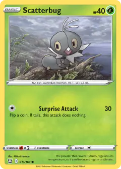 Scatterbug 011/163 Common card from Battle Styles