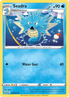 Seadra 032/163 Uncommon card from Battle Styles