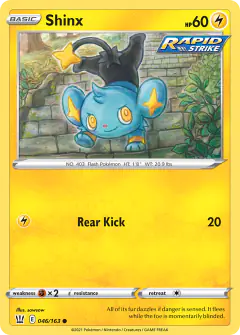 Shinx 046/163 Common card from Battle Styles