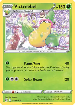 Victreebel 003/163 Rare card from Battle Styles