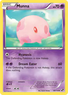 Munna 48/114 Uncommon card from Black & White Base