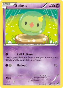 Solosis 55/114 Common card from Black & White Base