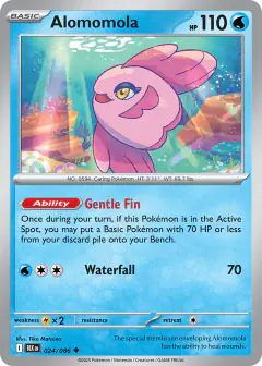 Alomomola 024/086 Uncommon card from Black Bolt