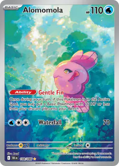 Alomomola 108/086 Illustration Rare card from Black Bolt