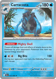 Carracosta 023/086 Rare card from Black Bolt