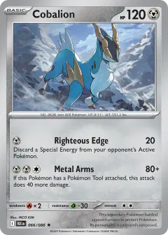 Cobalion 066/086 Rare card from Black Bolt