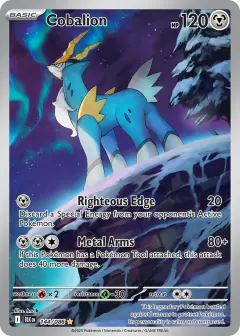 Cobalion 144/086 Illustration Rare card from Black Bolt