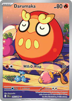 Darumaka 097/086 Illustration Rare card from Black Bolt