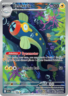 Eelektrik 114/086 Illustration Rare card from Black Bolt