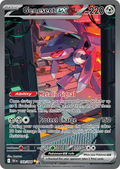 Genesect ex 169/086 Special Illustration Rare card from Black Bolt