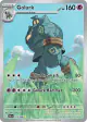 Golurk 123/086 Illustration Rare card from Black Bolt