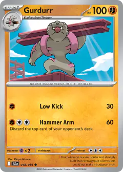 Gurdurr 048/086 Common card from Black Bolt