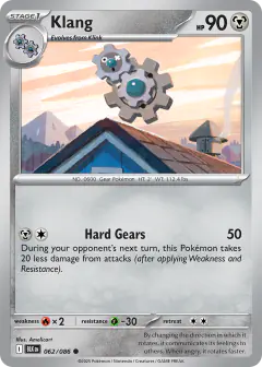 Klang 062/086 Common card from Black Bolt