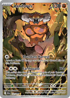 Landorus 131/086 Illustration Rare card from Black Bolt