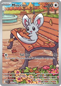 Minccino 152/086 Illustration Rare card from Black Bolt