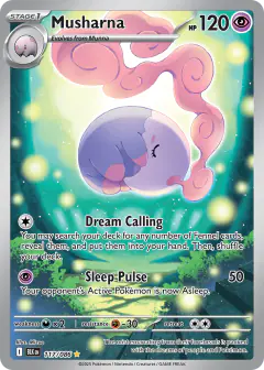 Musharna 117/086 Illustration Rare card from Black Bolt