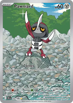 Pawniard 142/086 Illustration Rare card from Black Bolt