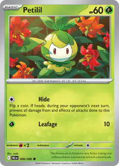 Petilil 006/086 Common card from Black Bolt