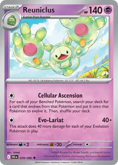 Reuniclus 039/086 Uncommon card from Black Bolt