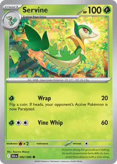 Servine 002/086 Common card from Black Bolt