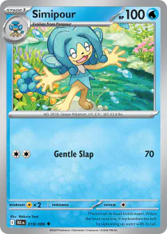 Simipour 018/086 Uncommon card from Black Bolt