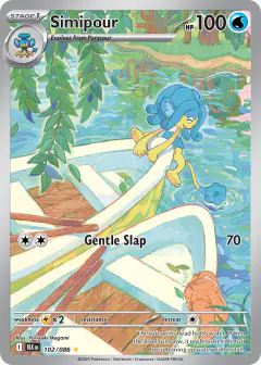 Simipour 102/086 Illustration Rare card from Black Bolt