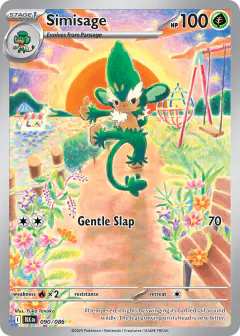 Simisage 090/086 Illustration Rare card from Black Bolt