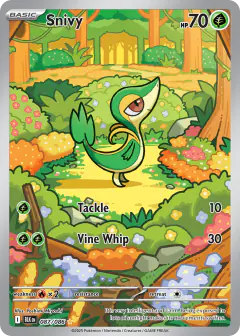 Snivy 087/086 Illustration Rare card from Black Bolt