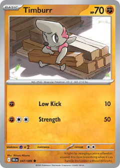 Timburr 047/086 Common card from Black Bolt