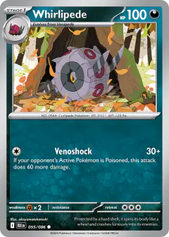 Whirlipede 055/086 Common card from Black Bolt