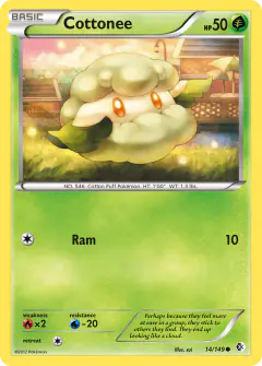 Cottonee 14/149 Common card from Boundaries Crossed
