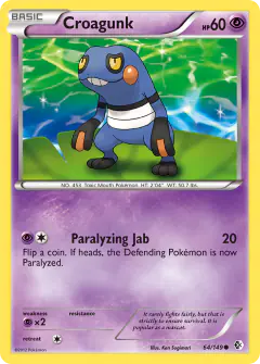 Croagunk 64/149 Common card from Boundaries Crossed